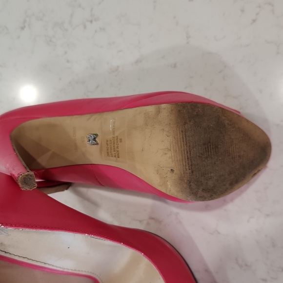 Hot Pink Platfrom Heels Size 9 - Picture 6 of 6